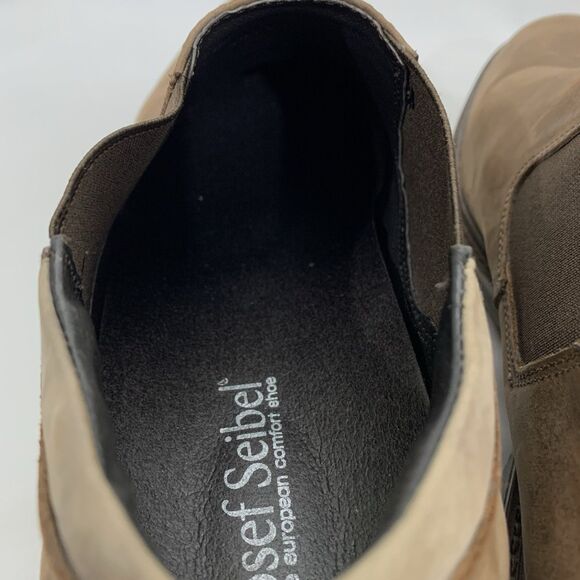 Josef Seibel Men’s Size 11-11.5 Chelsea Leather Boots Slip On Comfort Shoes main image 10